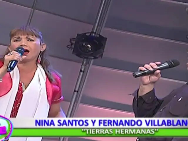 Nina Santos y Fernando Villablanca nos cantan su tema ‘Tierras hermanas’