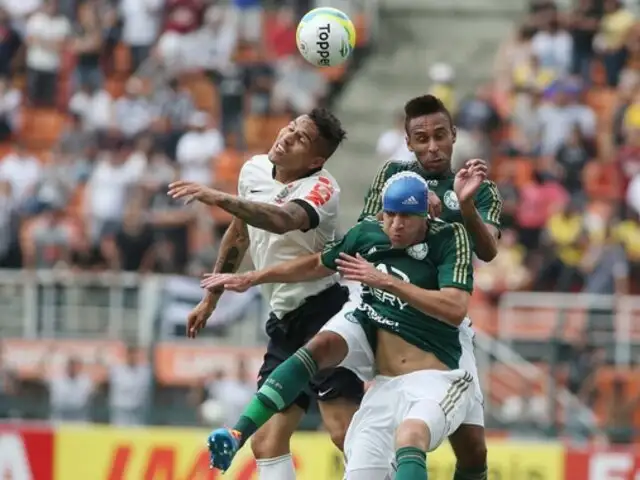 Corinthians en crisis: con Guerrero y Ramírez solo empató 1-1 con Palmeiras
