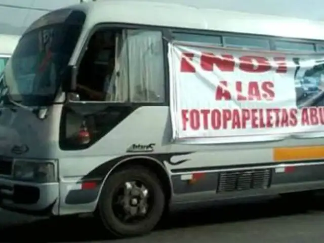 Pro Transporte asegura que no se anularán multas a choferes de “El Chosicano”