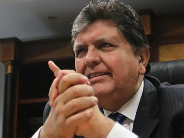 Alan García pidió pena de muerte para enfrentar la delincuencia
