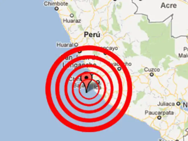 IGP: sismo de 6.2 grados sacudió Pisco y se llegó a sentir en Lima