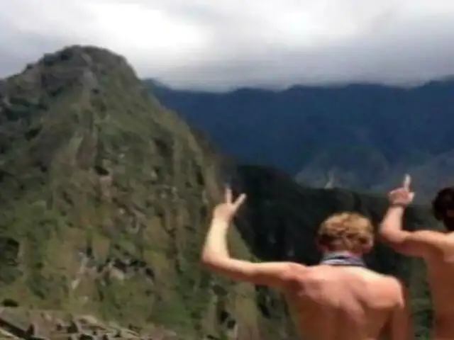 Fotos de turistas corriendo desnudos por Machu Picchu remecen redes sociales