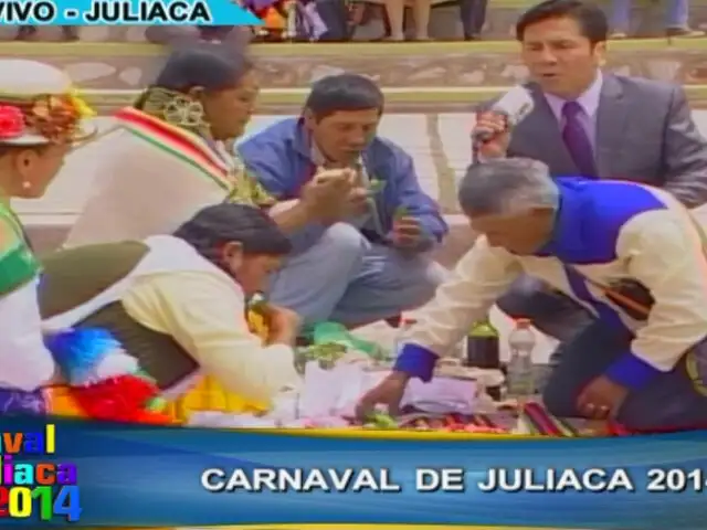 Gran despliegue de Panamericana TV en el Carnaval de Juliaca 2014