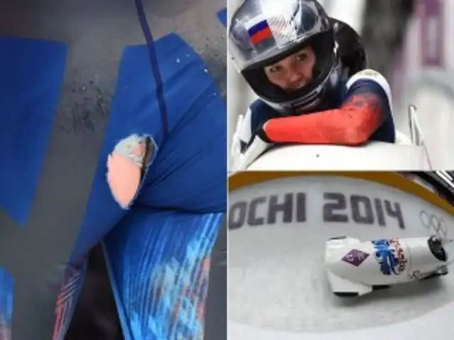FOTOS: bella deportista rusa muestra ropa interior por accidente en Sochi 2014