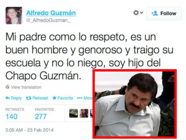 Supuestos hijos de “El Chapo Guzmán” lanzan amenazas por Twitter