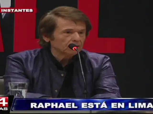 Raphael ya está en Lima para iniciar gira musical “Mi Gran Noche”