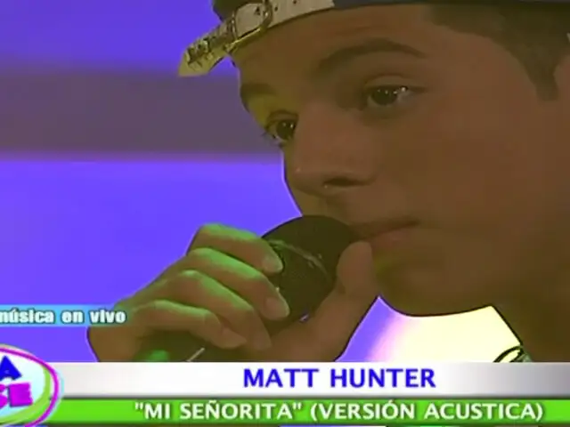 Matt Hunter alborotó estudios de Ola ke Ase con su canción  ‘Mi señorita’