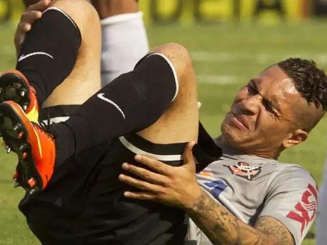 Corinthians goleó en el Paulistao, pero perdió a Paolo Guerrero por lesión