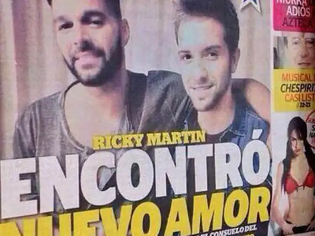 Prensa mexicana informa que cantante Ricky Martin se volvió a enamorar
