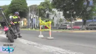 Delincuentes roban tapa de buzón en cruce de avenidas en Jesús María