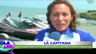 Paloma Noceda, conoce a la subcampeona del mundo en moto acuática