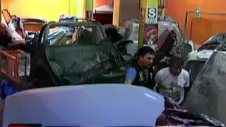 Descubren 'cementerio' de autos robados en San Juan de Lurigancho