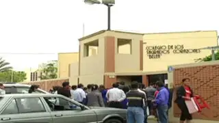 San Isidro: padres del colegio Belén hacen cola para conseguir una vacante