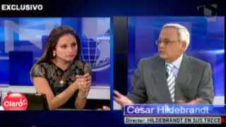 Hildebrandt: “Que Humala deje el closet y se convierta en el Presidente”
