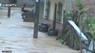 Amenaza por desborde de ríos en el interior del país tras lluvias torrenciales
