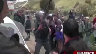Huancayo: en batalla campal terminó reconstrucción de crimen