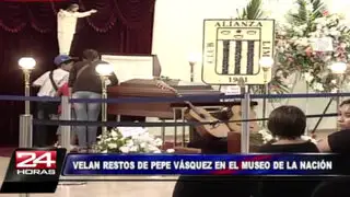 Seguidores de Pepe Vásquez le darán último adiós en Museo de la Nación