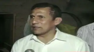 Ollanta Humala no descarta tomar acciones contra Yehude Simon