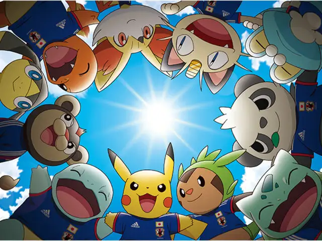 Brasil 2014: Pokémon, bajo el liderato de Pikachu, alentará a Japón en el mundial