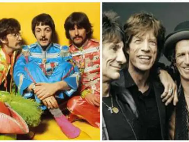 Llega la "Batalla del rock": The Beatles vs. Rolling Stones este domingo