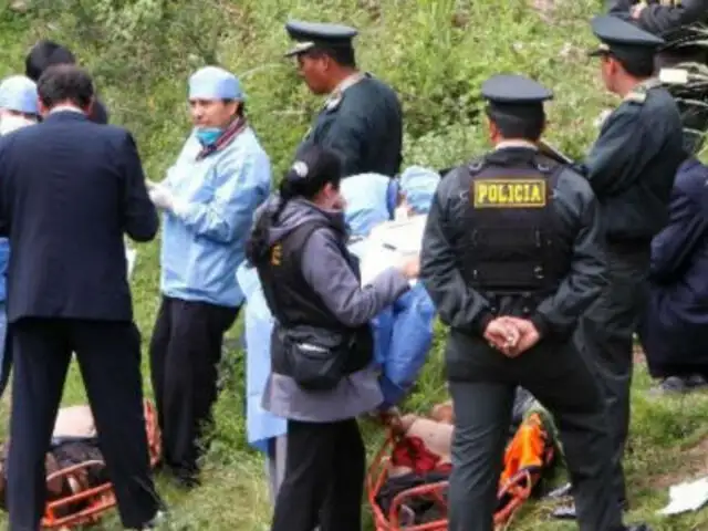 Junín: despiste y vuelco de camioneta deja dos muertos y 3 desaparecidos