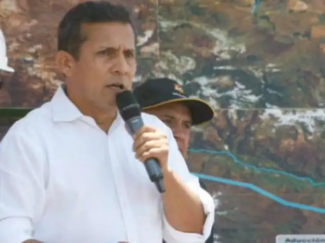 Presidente Humala: Autoridades deben darse la mano para trabajar por Lima
