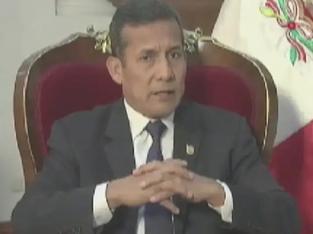 Ollanta Humala: Nadine Heredia no es vocera del Gobierno solo dice la verdad