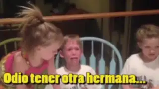 VIDEO: niño se entera que tendrá otra hermana y rompe en llanto