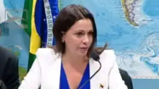 María Corina Machado denuncia en Brasil crisis venezolana