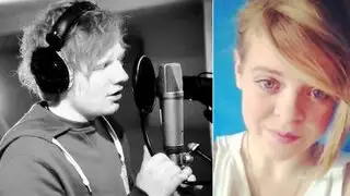 Ed Sheeran cantó una canción a una niña minutos antes que muera