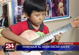 Niño guitarrista de 5 años promete convertirse en sucesor de Óscar Avilés