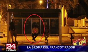 VIDEO: broma del francotirador causó pánico en parada de autobús de Brasil