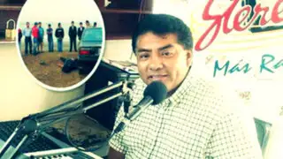 Investigan extraño asesinato de reconocido locutor radial de Huacho