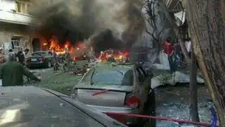 Siria: reportan 25 muertos y más de cien heridos por coches bomba