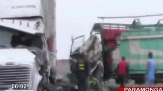 Dos personas murieron en accidentes de tránsito en la Panamericana Norte