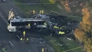 EEUU: Al menos 10 muertos y 35 heridos tras accidente de bus escolar