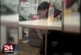 VIDEO: indignación en Rusia por mujer de 19 años que maltrata a su bebé