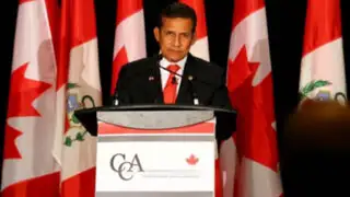 Presidente Ollanta Humala recibió premio al Estadista del Año en Canadá
