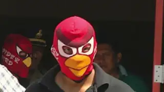 Banda robaba usando máscaras de ‘Angry Birds’ en La Victoria