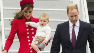 Príncipe George roba miradas en visita de Duques de Cambridge a Nueva Zelanda