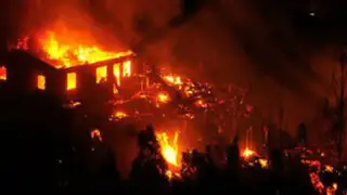 Chile: graban impactantes imágenes del voraz incendio que afectó Valparaíso