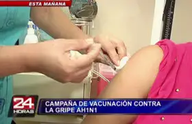 Se inició campaña de vacunación contra la gripe AH1N1 para madres gestantes