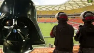 Policía brasileña usará máscaras al estilo Darth Vader en el Mundial 2014
