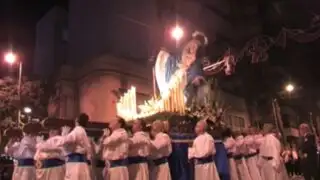 VIDEO: figura de la Virgen se cae en plena procesión de Semana Santa