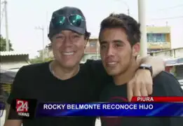 Rocky Belmonte reconoció legalmente a su hijo en Piura luego de 19 años