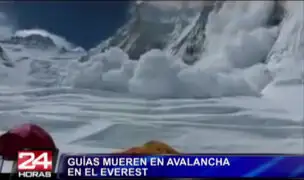 Difunden imágenes de la avalancha del Everest que mató a 13 personas