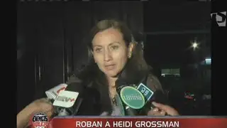 Asaltan a periodista Heidi Grossman cuando se encontraba a bordo de su vehículo