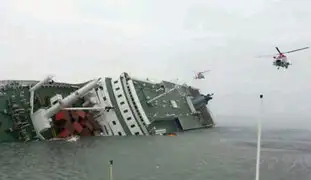 Ya suman 150 muertos por hundimiento del ferry en Corea del Sur