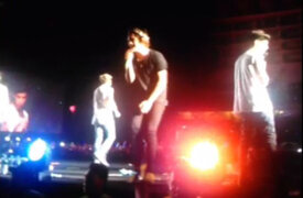 One Direction: Harry Styles recibió golpe en el rostro durante concierto en Lima