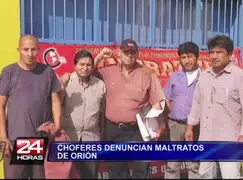 Choferes y cobradores denuncian ser explotados por la empresa Orión